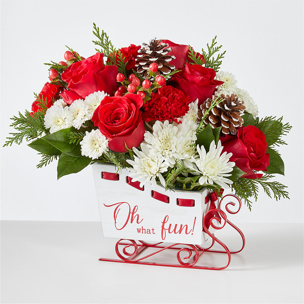 Sleigh Bells Bouquet – The Flower Place, Bradenton FL