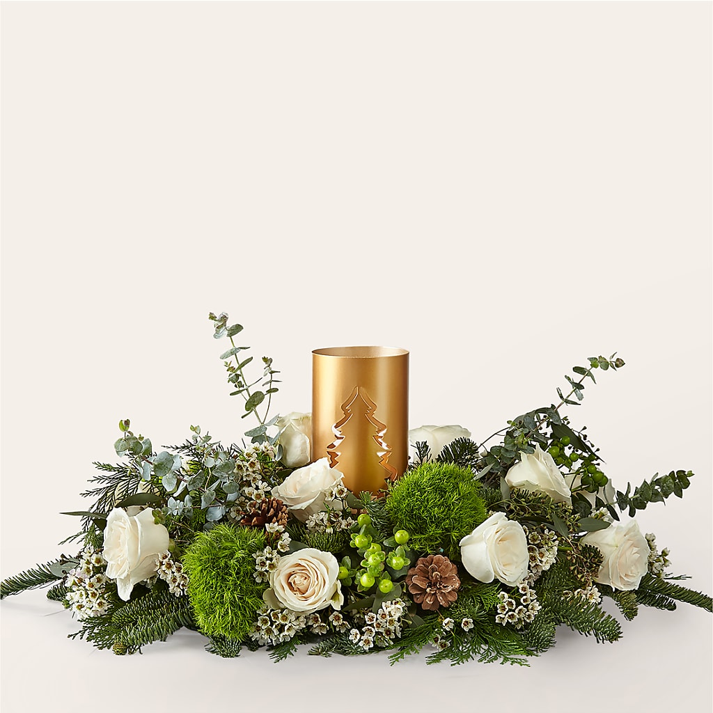Chestnuts Roasting Centerpiece – The Flower Place, Bradenton FL