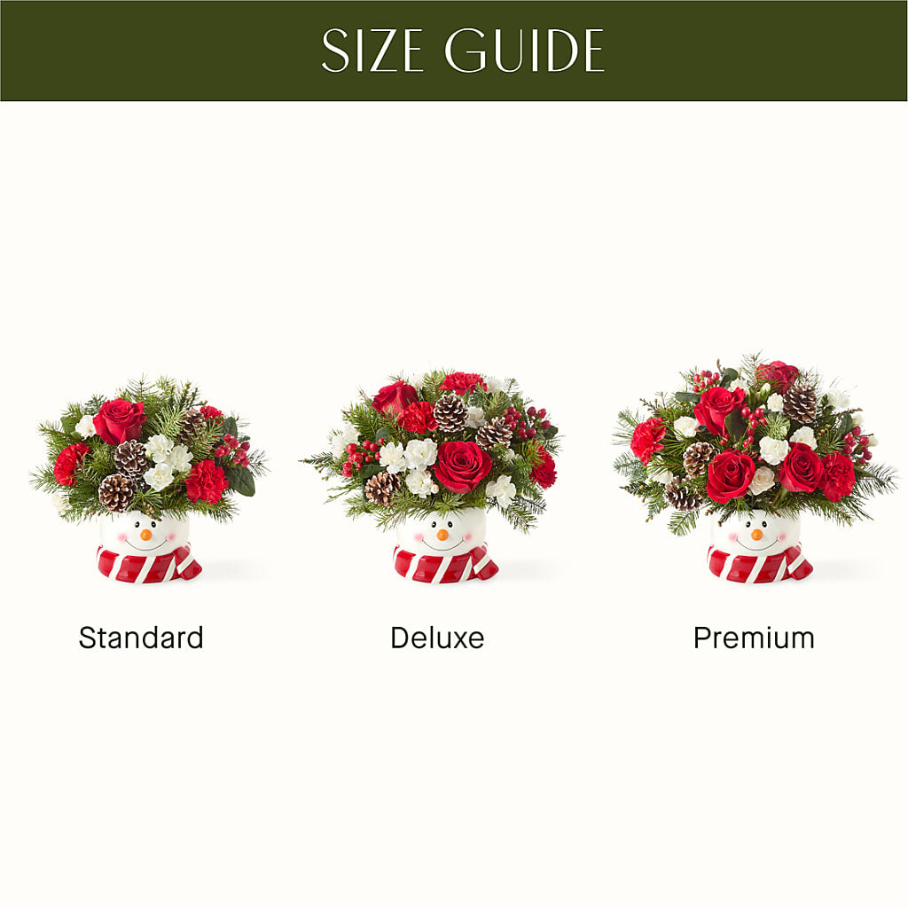 Jolly Snowman Bouquet – King Wholesale Flowers Co, Bradenton FL