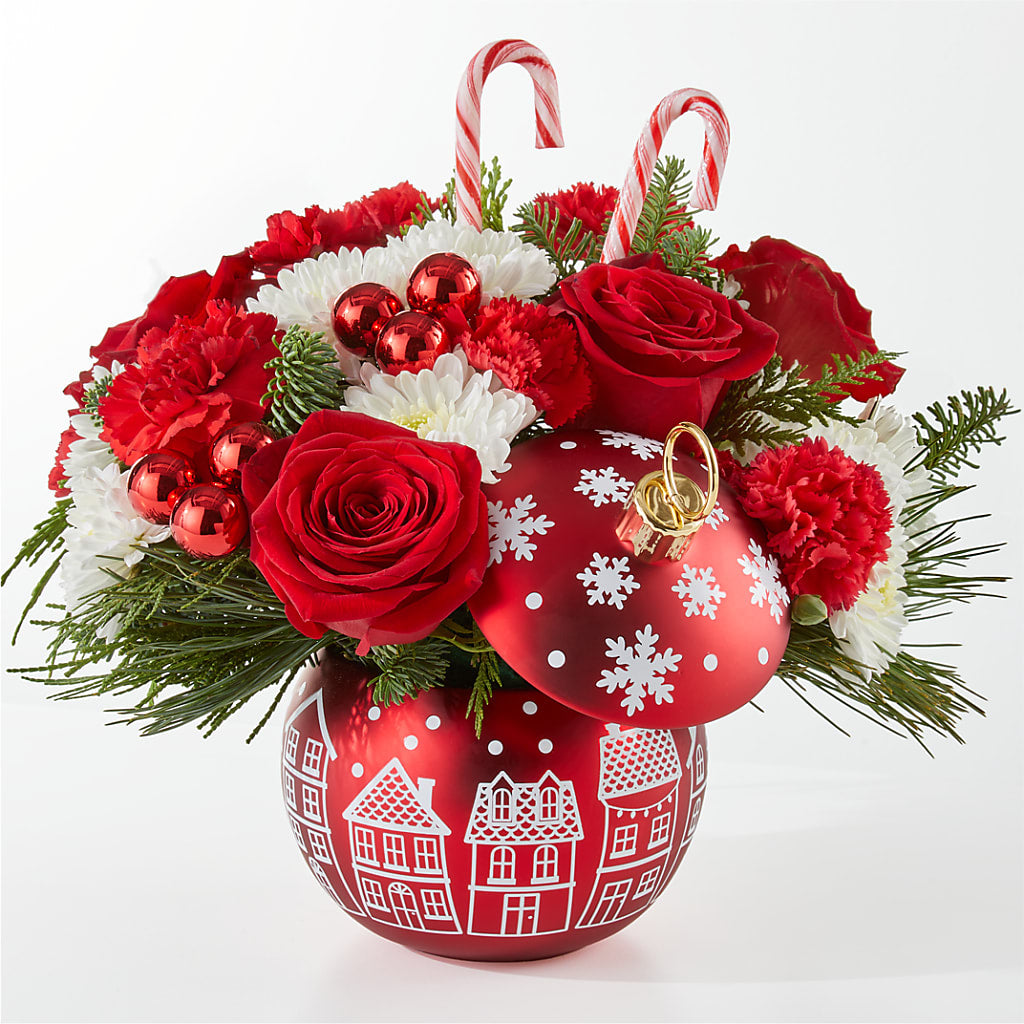 Cheer in the Air Ornament – The Flower Place, Bradenton FL