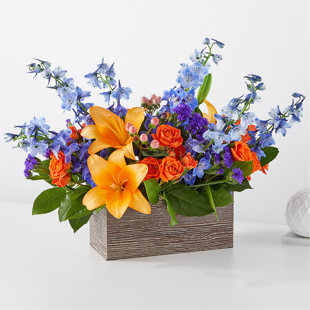 Radiant Citrus Box Bouquet – The Flower Place, Bradenton FL
