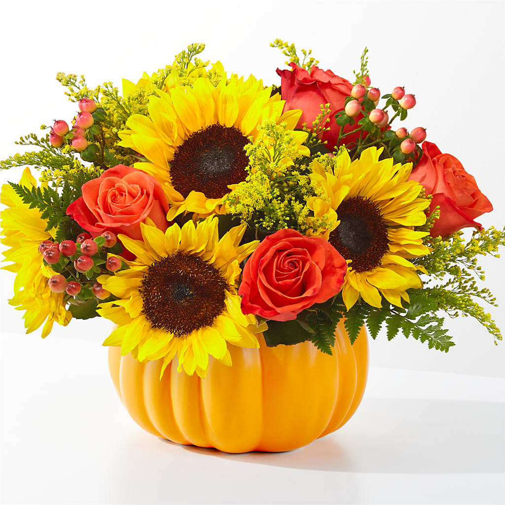 Pick of the Patch Pumpkin Bouquet – The Flower Place, Bradenton FL