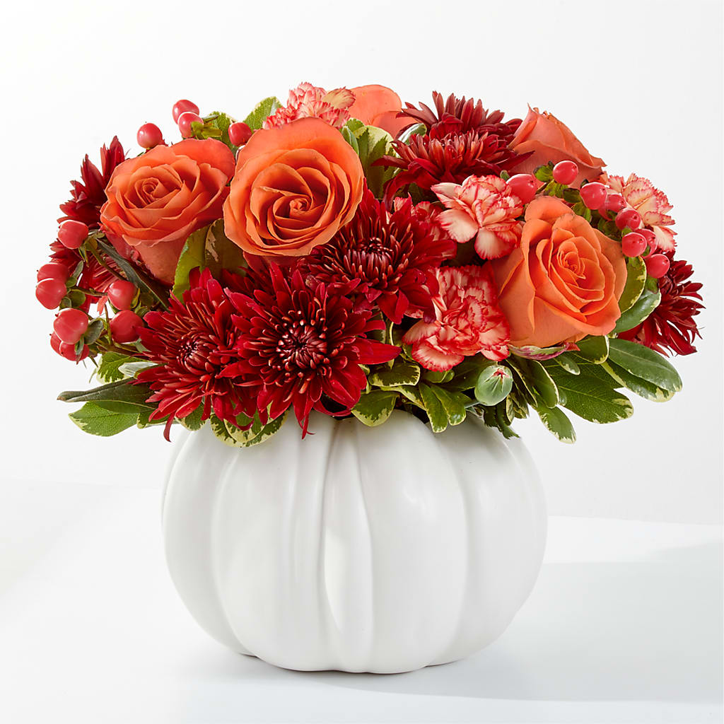 Autumn Air Pumpkin Bouquet – The Flower Place, Bradenton FL