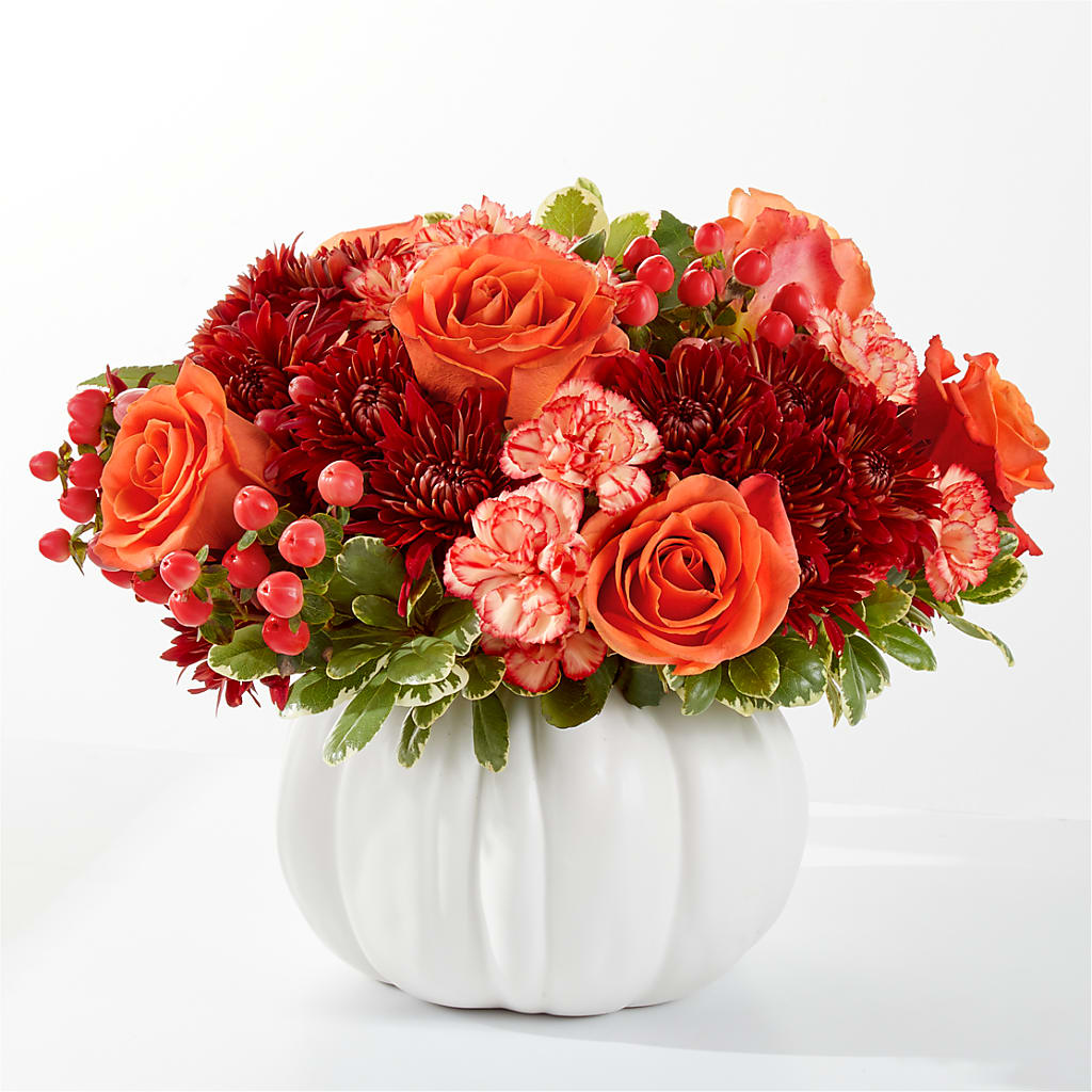 Autumn Air Pumpkin Bouquet – The Flower Place, Bradenton FL