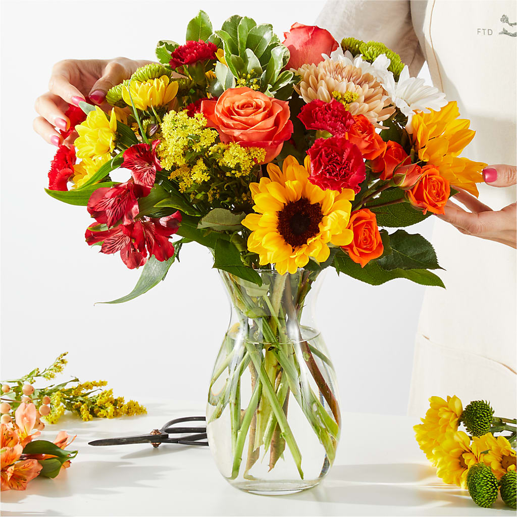 Fall Delight – A Florist Original – The Flower Place, Bradenton FL