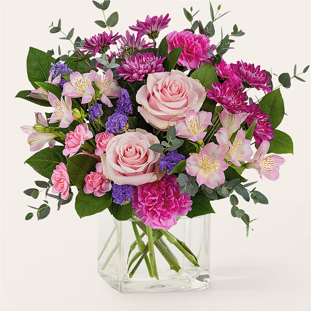 Rosy Radiance Bouquet – THE FLOWER PLACE, Bradenton FL