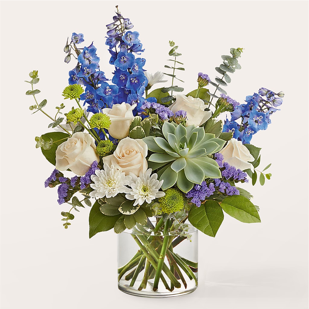 Cerulean Waves Bouquet – The Flower Place, Bradenton FL