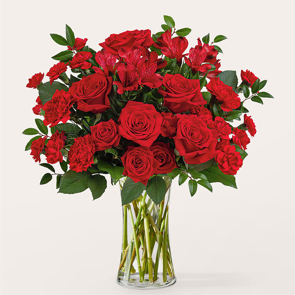 Brilliant Ruby Bouquet – The Flower Place, Bradenton FL