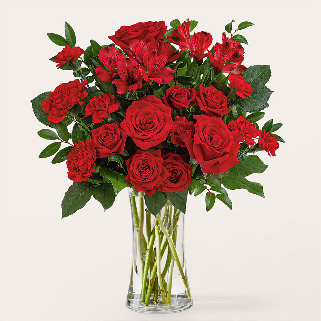 Brilliant Ruby Bouquet – King Wholesale Flowers Co, Bradenton FL
