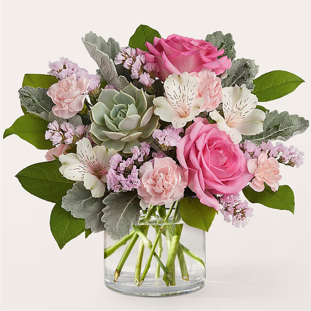 Dusty Rose Bouquet – THE FLOWER PLACE, Bradenton FL