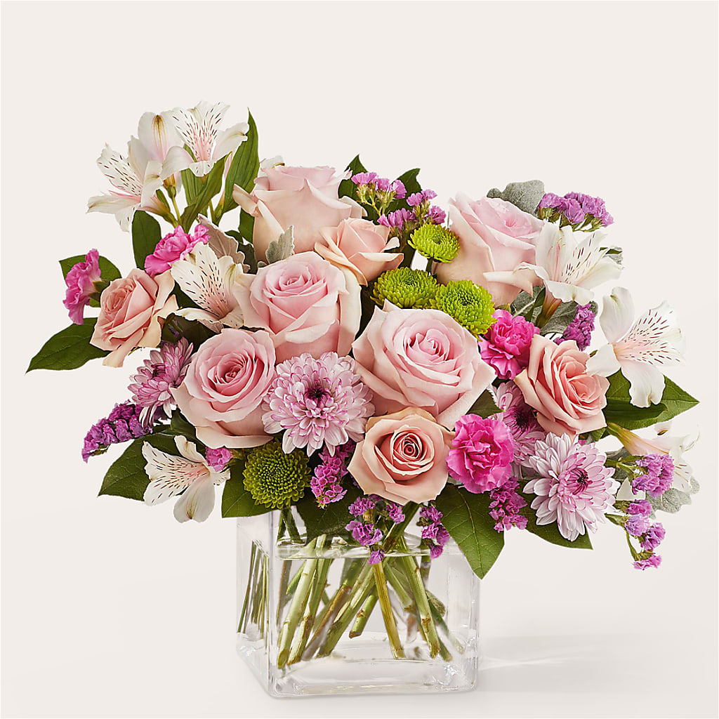 Pink Suede Bouquet – The Flower Place, Bradenton FL