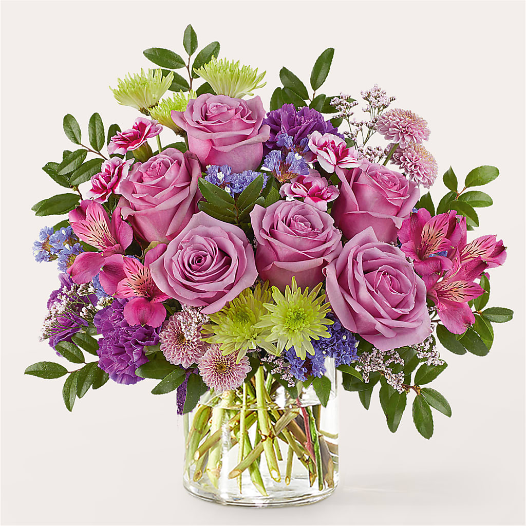 Glass Half Full Bouquet – The Flower Place, Bradenton FL