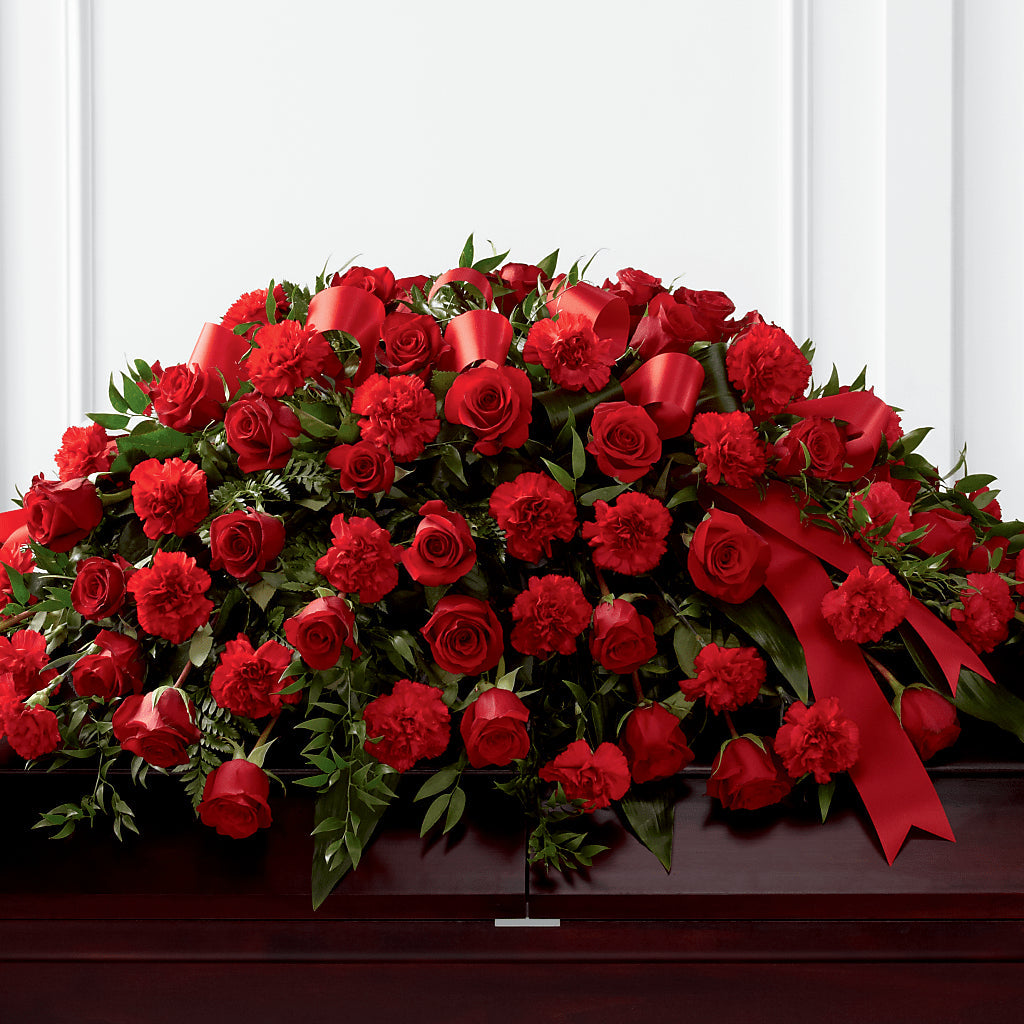 Tribute of Life Casket Spray – The Flower Place, Bradenton FL