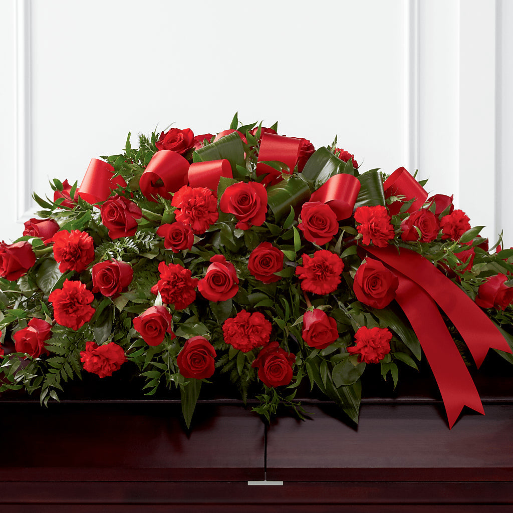 Tribute of Life Casket Spray – THE FLOWER PLACE, Bradenton FL