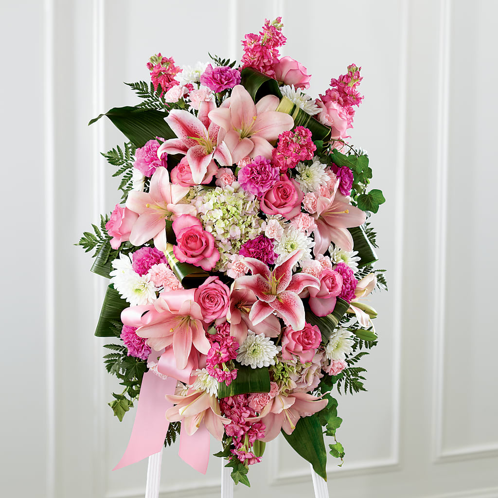 Comforting Standing Spray – The Flower Place, Bradenton FL