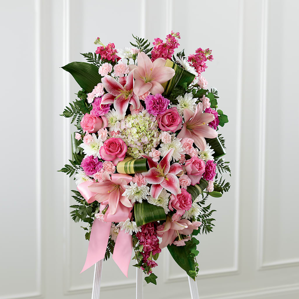Comforting Standing Spray – THE FLOWER PLACE, Bradenton FL