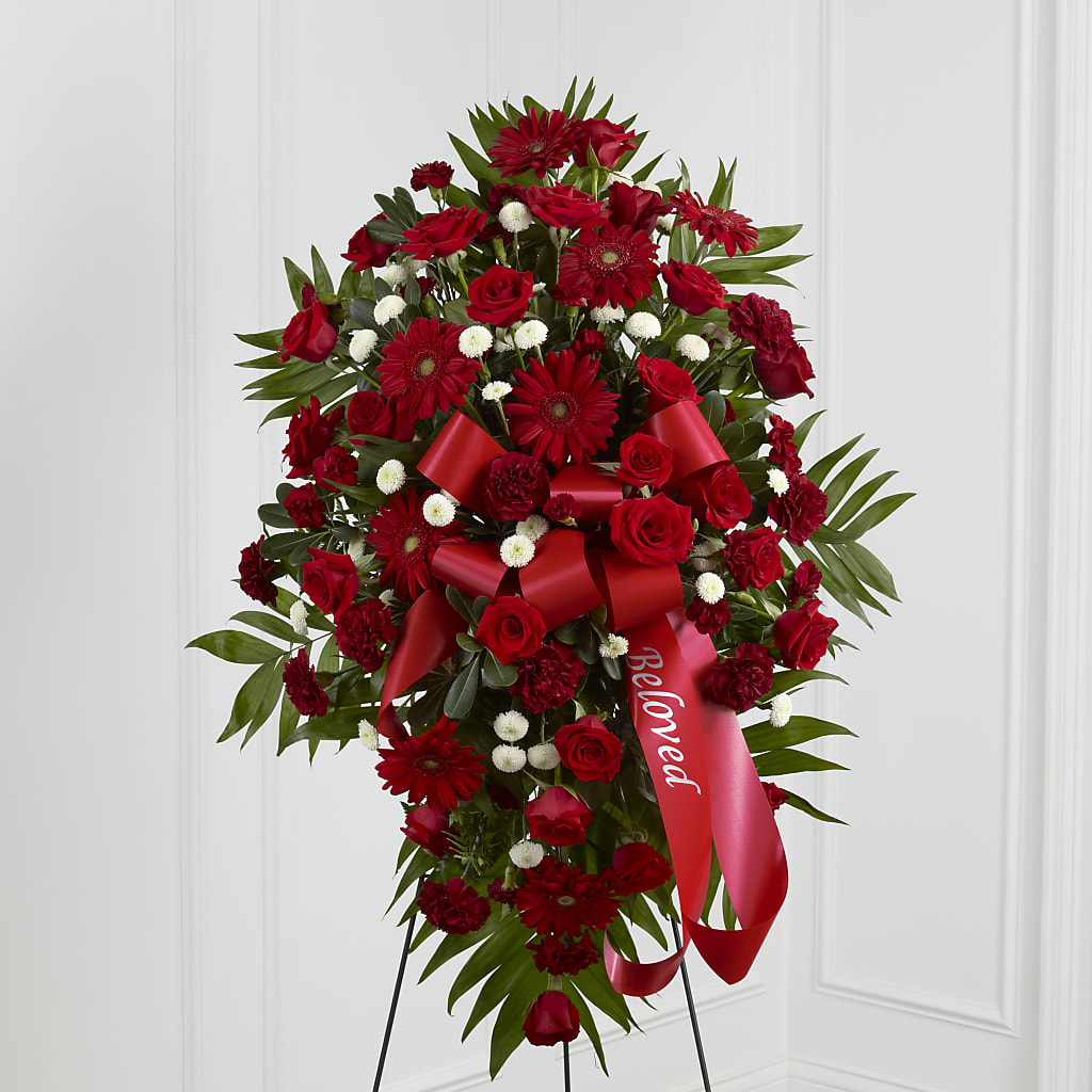 Treasured Memories Standing Spray – The Flower Place, Bradenton FL