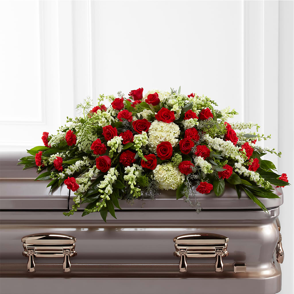 Sincerity Casket Spray – The Flower Place, Bradenton FL