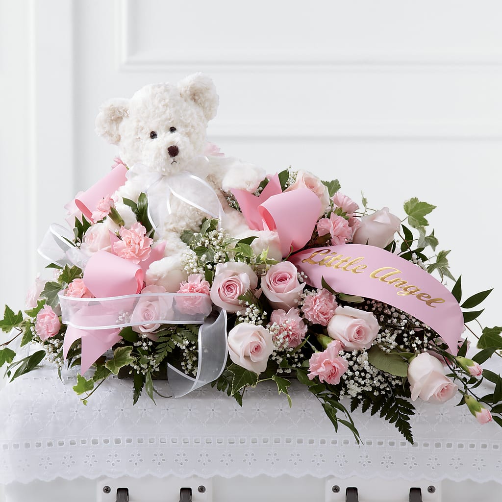 Touch of Sympathy Casket Spray – The Flower Place, Bradenton FL