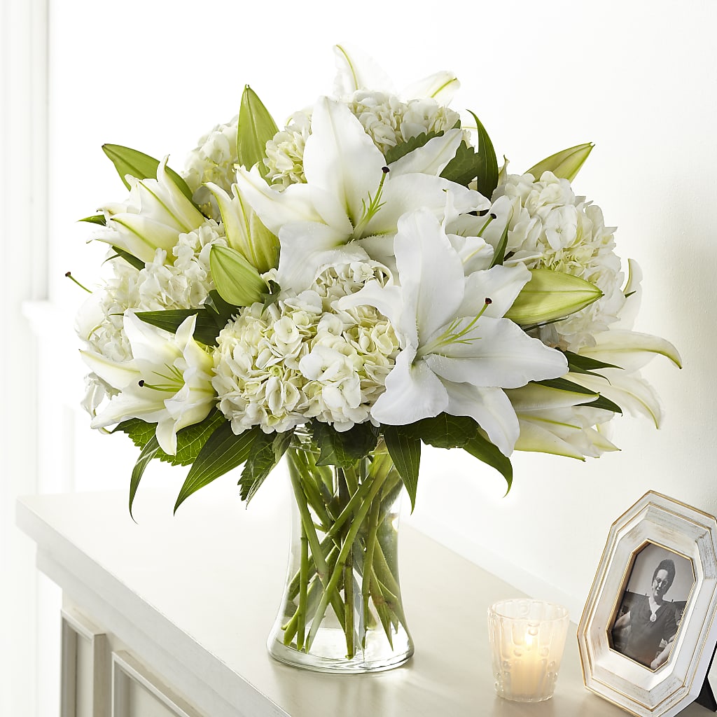 Compassionate Lily Bouquet – The Flower Place, Bradenton FL