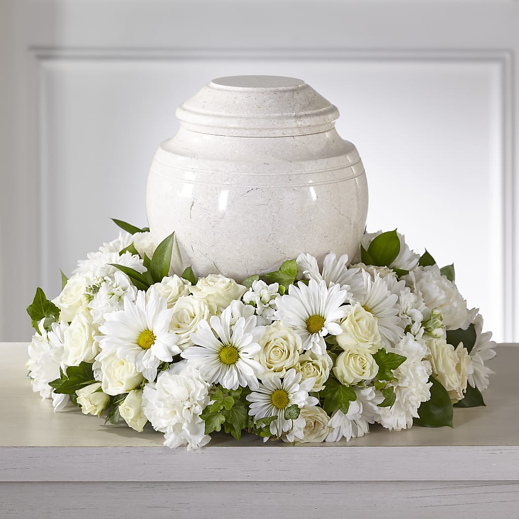 Ivory Gardens Cremation Adornment – The Flower Place, Bradenton FL