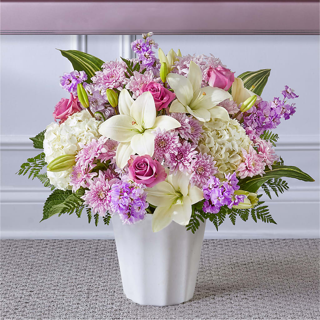 Heaven Sent Floor Basket – King Wholesale Flowers Co, Bradenton FL