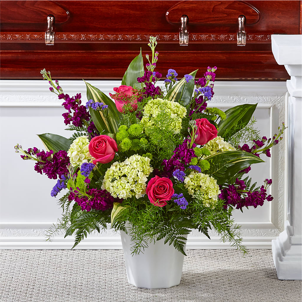 Beautiful Horizons Floor Basket – THE FLOWER PLACE, Bradenton FL