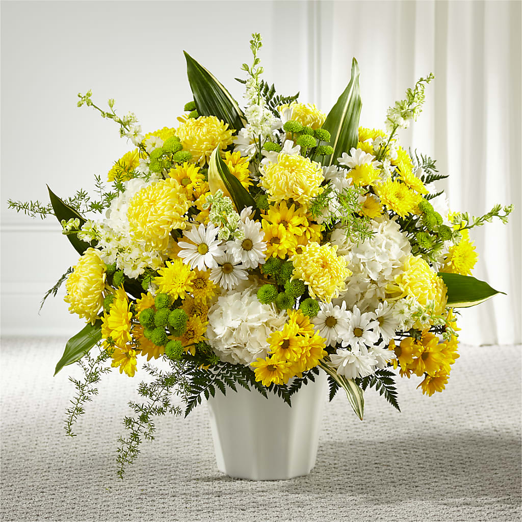 Unity & Grace Floor Basket – The Flower Place, Bradenton FL