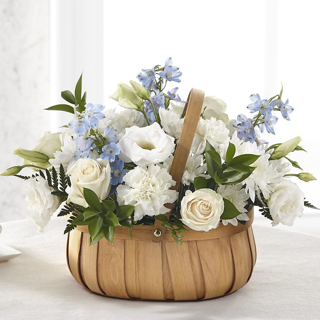 Sincerely Heartfelt Basket – THE FLOWER PLACE, Bradenton FL