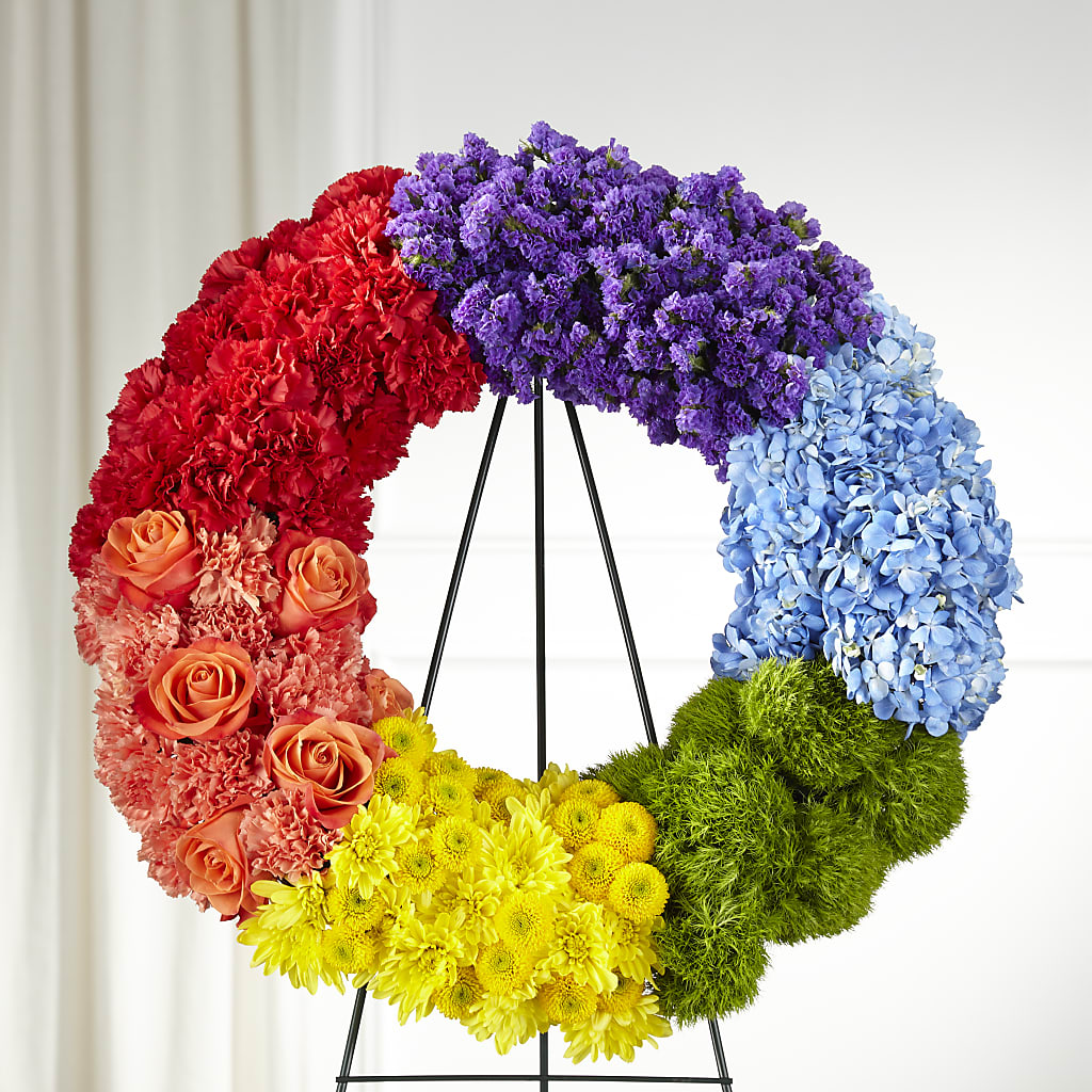 Circle of Love Wreath – The Flower Place, Bradenton FL