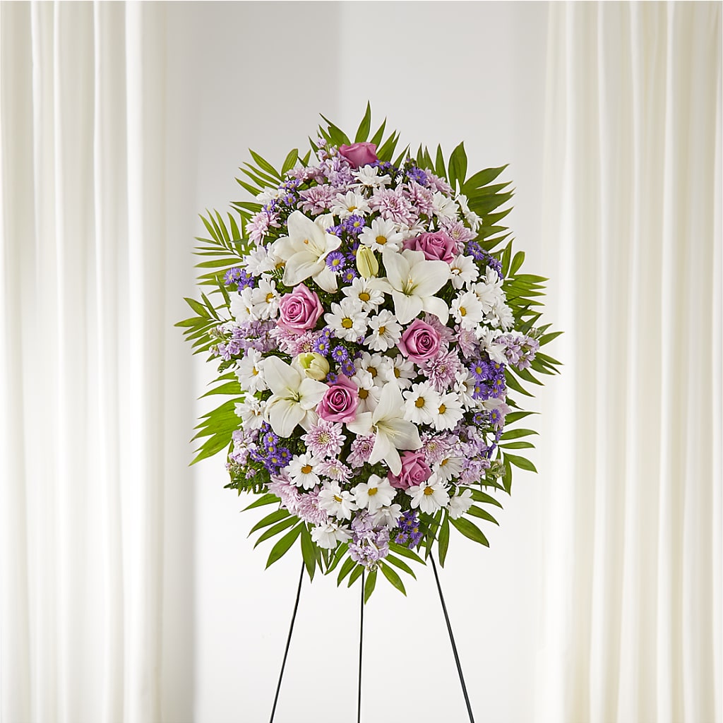 Surrounded by Love Standing Spray – THE FLOWER PLACE, Bradenton FL