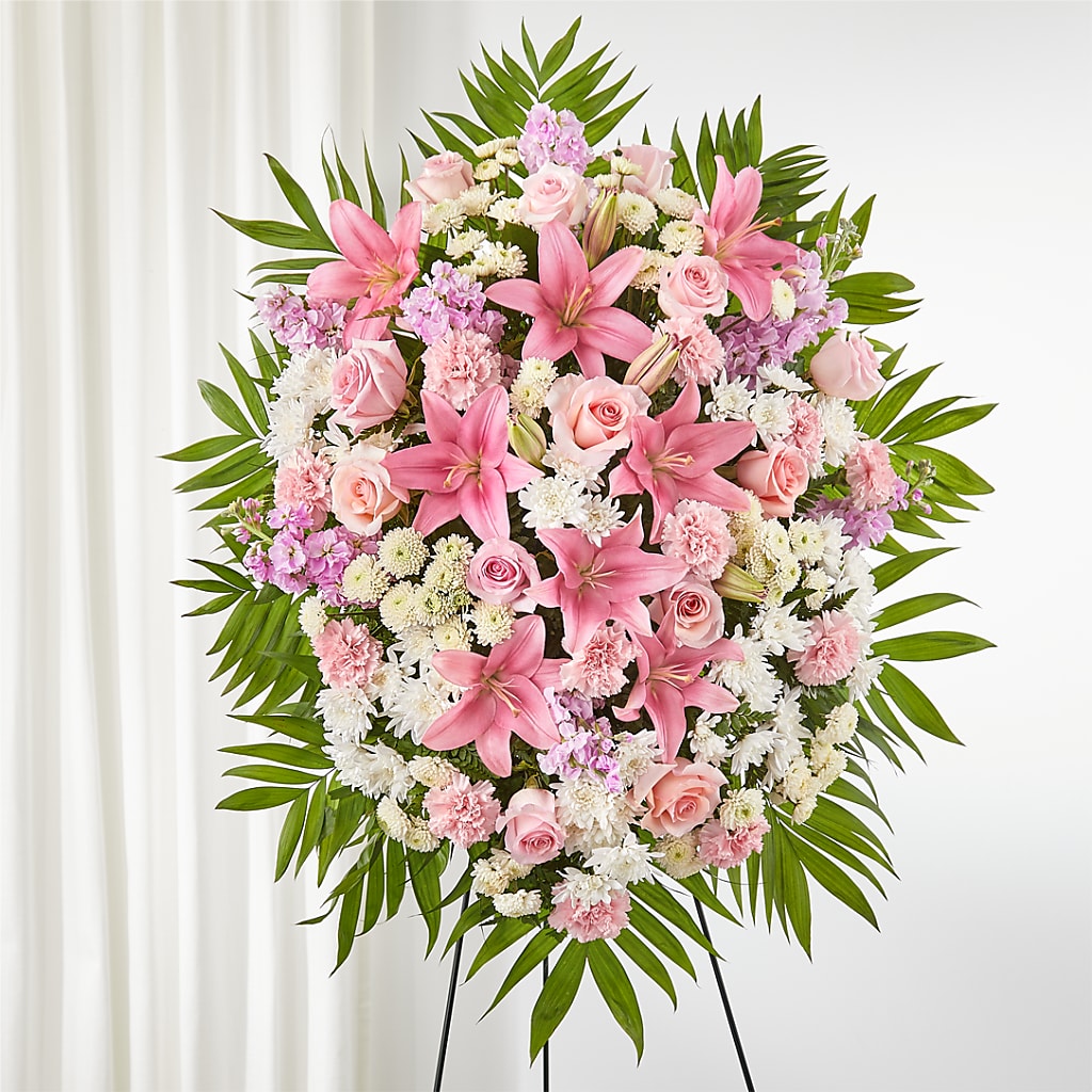 Offering Solace Standing Spray – The Flower Place, Bradenton FL