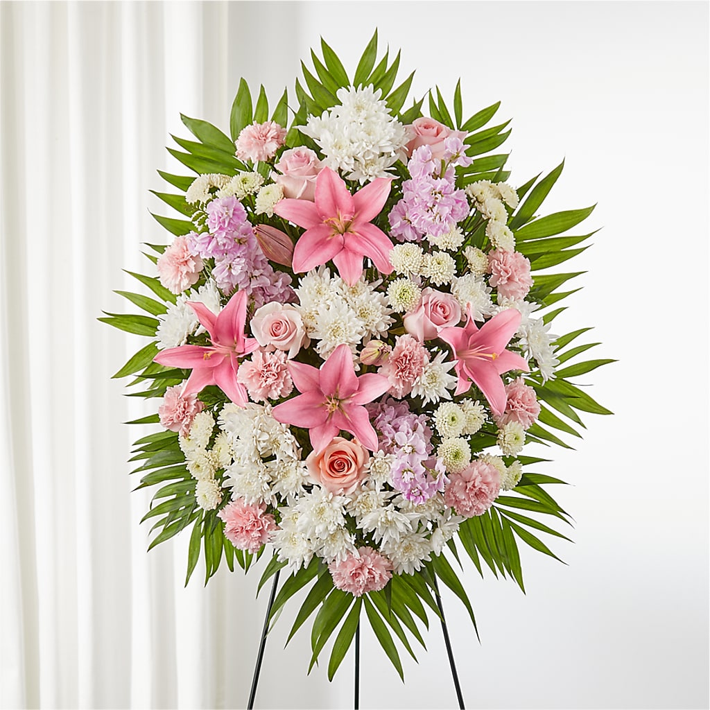 Offering Solace Standing Spray – THE FLOWER PLACE, Bradenton FL