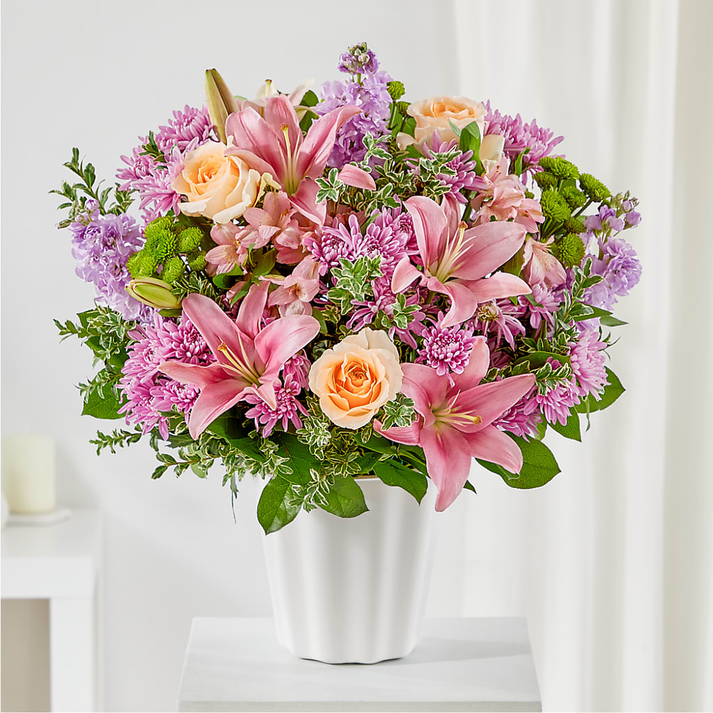 Supportive Embrace Tabletop Basket – THE FLOWER PLACE, Bradenton FL