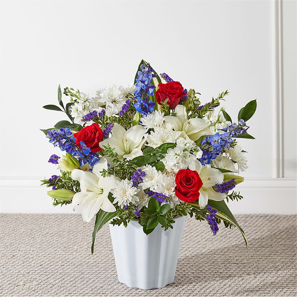 Consoled Floor Basket – THE FLOWER PLACE, Bradenton FL