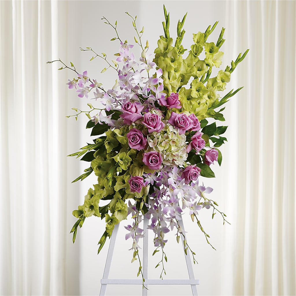 Lasting Legacy Standing Spray – The Flower Place, Bradenton FL