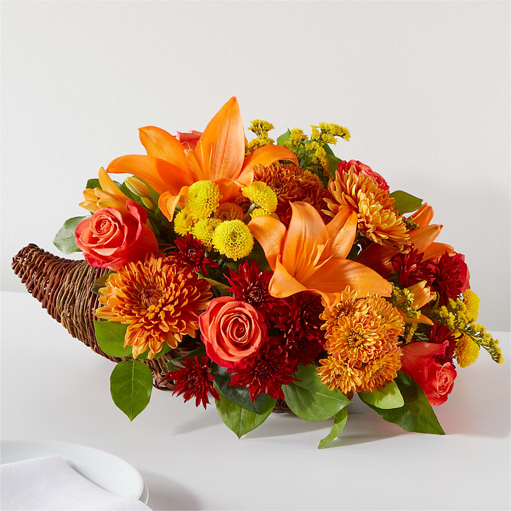 Bouquet of Blessings Cornucopia – The Flower Place, Bradenton FL
