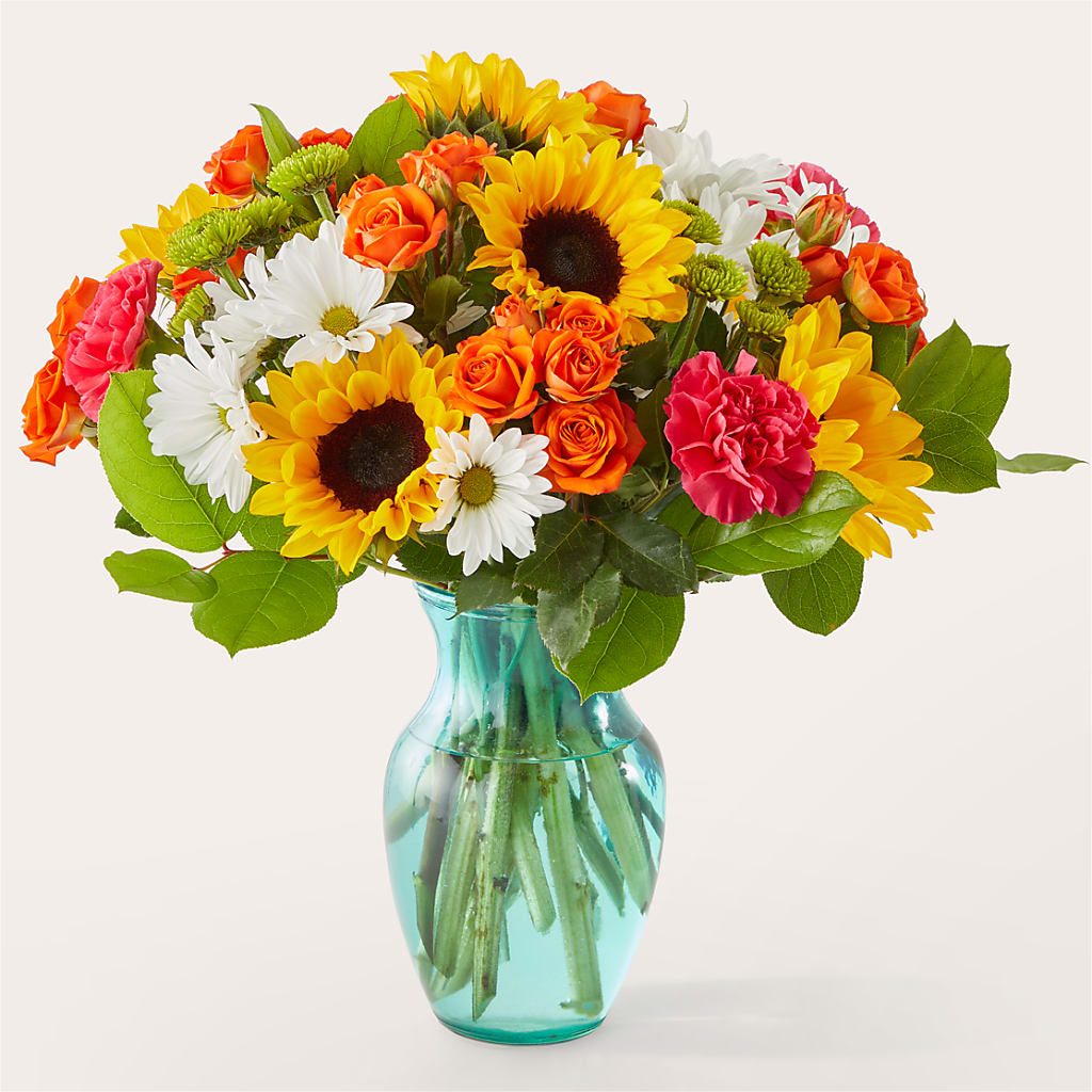 Sun-drenched Blooms Bouquet – The Flower Place, Bradenton FL