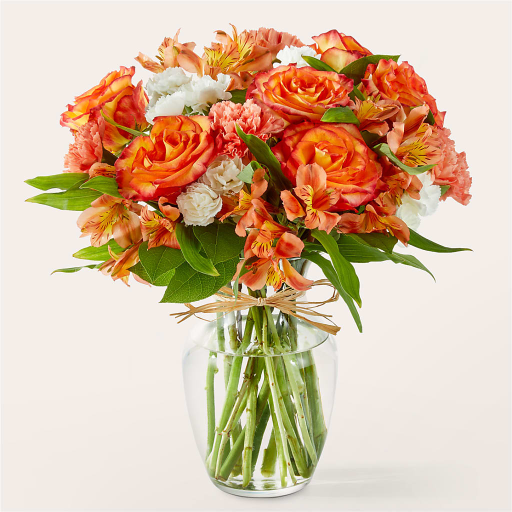 Apricot Glow Bouquet – The Flower Place, Bradenton FL