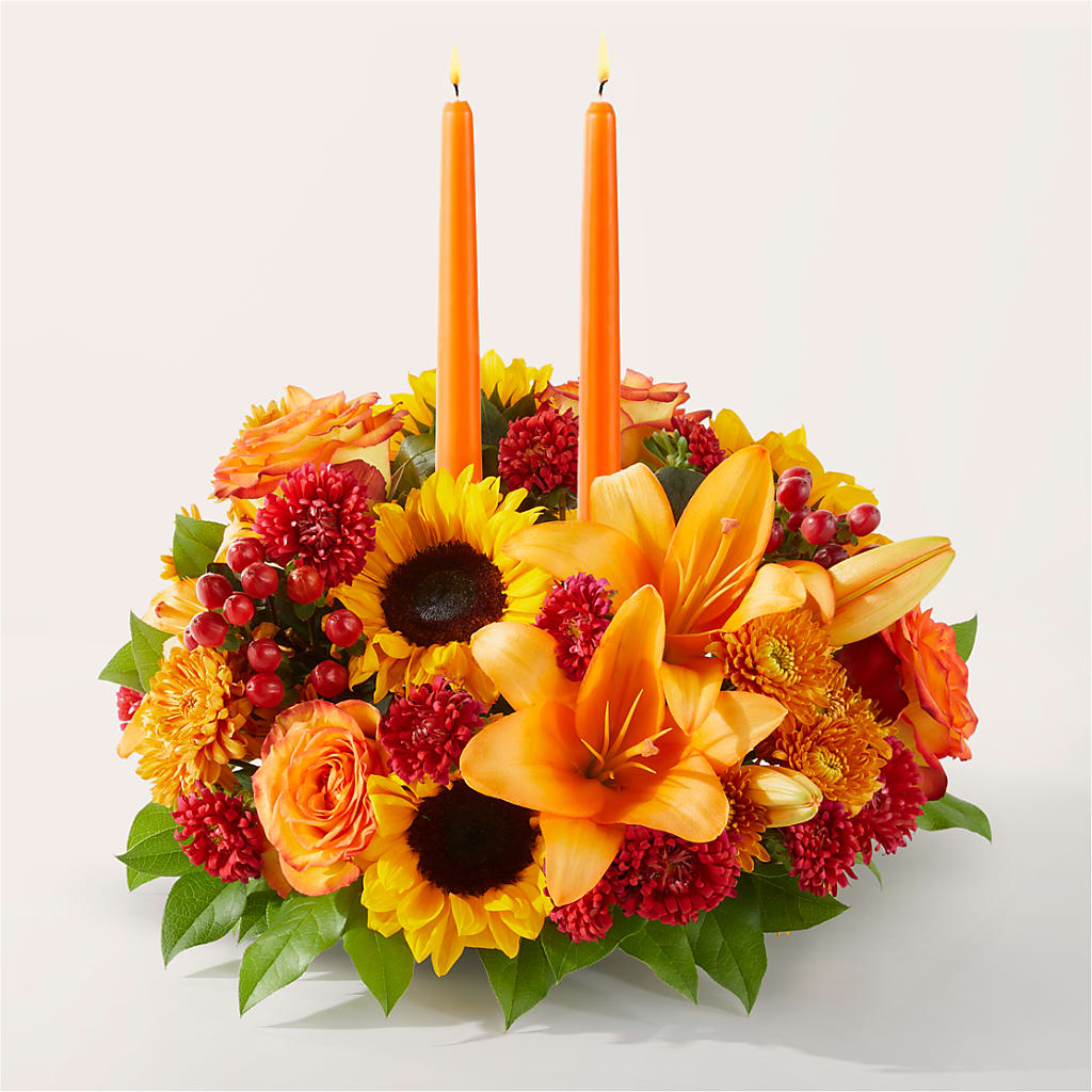 Grateful Centerpiece – The Flower Place, Bradenton FL