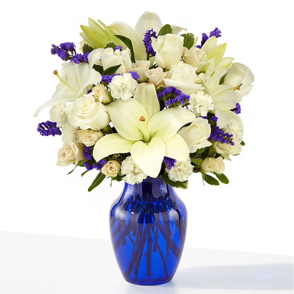 Sapphire Rush Bouquet – The Flower Place, Bradenton FL