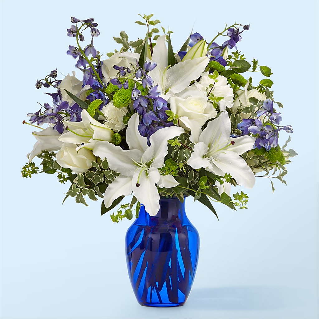 Santorini Bouquet – The Flower Place, Bradenton FL