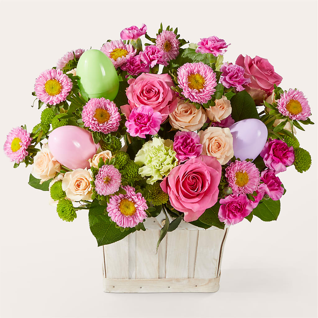 Get Eggcited Basket – The Flower Place, Bradenton FL