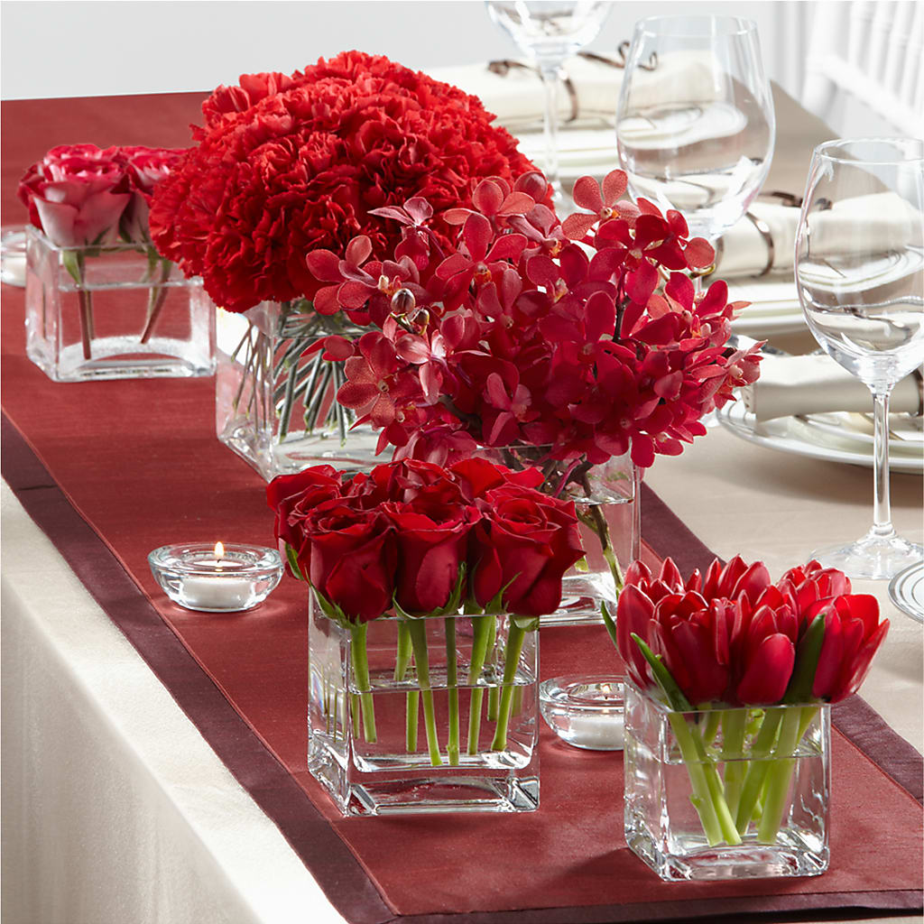 Modern Grace Centerpiece – The Flower Place, Bradenton FL