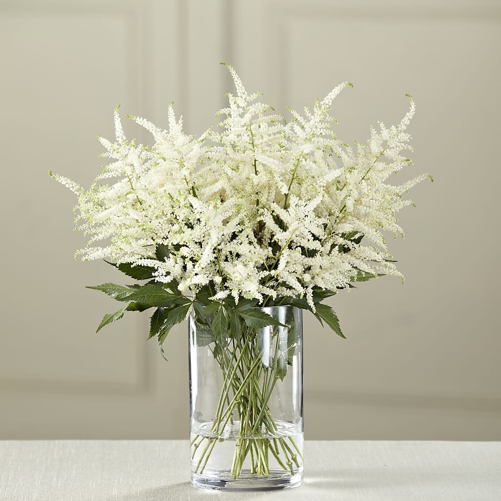 White Astilbe Bouquet – The Flower Place, Bradenton FL