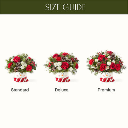 Jolly Snowman Bouquet –  King Wholesale Flowers Co, Bradenton FL