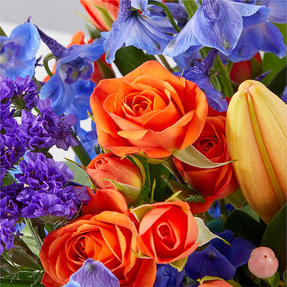 Radiant Citrus Box Bouquet –  King Wholesale Flowers Co, Bradenton FL