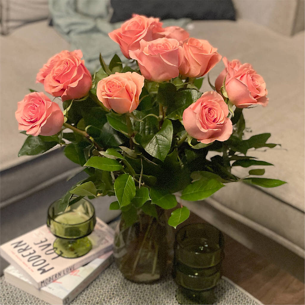 Long Stem Pink Rose Bouquet –  King Wholesale Flowers Co, Bradenton FL