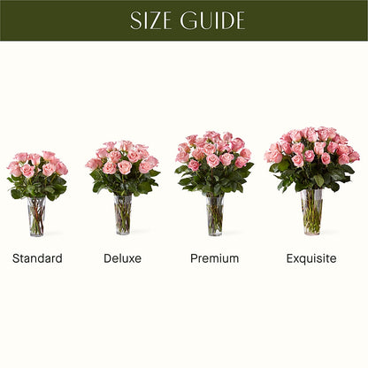 Long Stem Pink Rose Bouquet –  King Wholesale Flowers Co, Bradenton FL