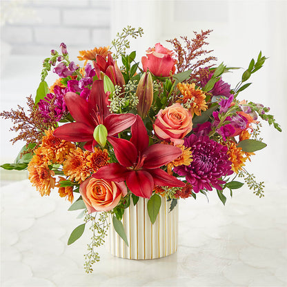 Burgundy Landscape Bouquet –  The Flower Place, Bradenton FL